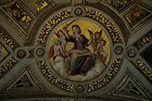 Allegorical: The Allegory of Justice, by Raphael
