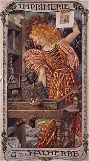 Malherbe: ALLEGORY OF PRINTING