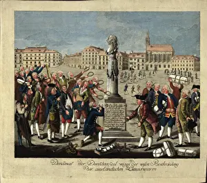 Restriction: Allegory on the restriction of the importation of