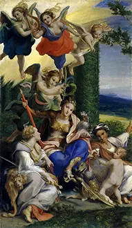 1529: Allegory of Virtues, by Correggio