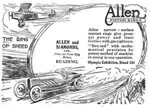 Pistons: Allen & Simmonds Pistons & Piston Rings For Aero Engines