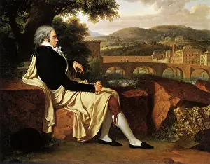 Contemplating: Allen Smith Contemplating Florence across the Arno