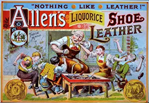 Cobbler: Allen's shoe leather advert