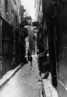 Barbershop: Alley in Paris, 1929