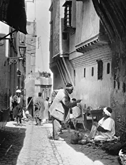 Rabat: Alley in Rabat, 1930
