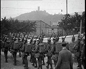 Givenchy: Allied Armies of Occupation Marching Out of