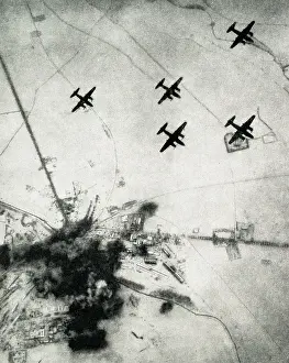 Bombers: Allied bombers target German railways, WW2