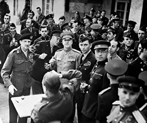 Lcgr1310: Allied chiefs at General Eisenhower's Headquarters