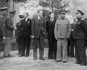 Bsloclcgr: Allied leaders and delegates at the Teheran Conference