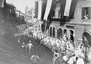 Nanking: Allied parade in Shanghai, 1900