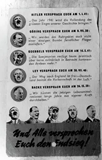 Appeal: Allied propaganda leaflet, 1943