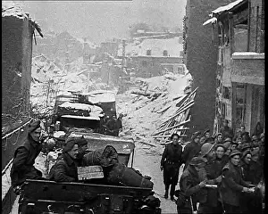 Huddling: Allied Soldiers Gathering and Huddling In the
