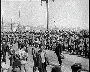 Massing: Allied Soldiers Massing In Constantinople