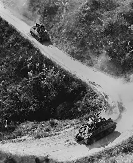 Lcgr1312: Allied Tanks use the Burma Road for the first