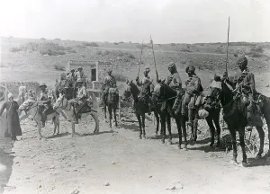 Hula: Allied troops on the advance to Damascus, WW1