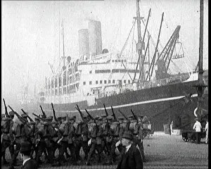 Dispatched: Allied Troops Being Dispatched From A Dock