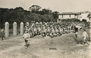 Chanak: Allied Troops parading - Chanak, Turkey