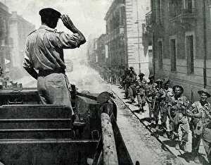 Saluting: Allies land in Italy, WW2