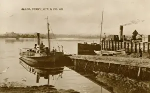 Ferryboat: Alloa Ferry over the River Forth, Scotland
