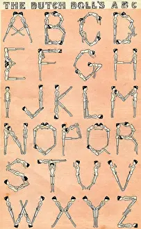 Alphabets: An alphabet of Dutch Dolls