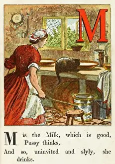 Thinks: ALPHABET/M FOR MILK