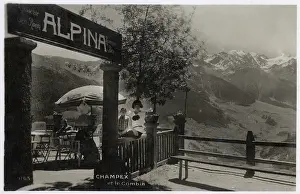 Valais: Alpina restaurant and bar, Champex, Valais, Switzerland