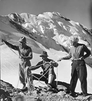 Climbers: THREE ALPINE CLIMBERS