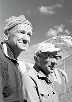 Arkin: Alpinists Vitaly Abalakov and Yakov Arkin, 1972