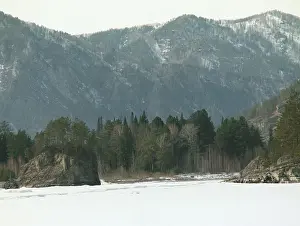 Sentsov: Altai Mountains landscape, 1991