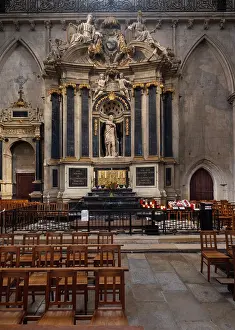 Altarpiece: Altar, Cathedrale Saint-Maurice, Angers, Maine-et-Loire, France