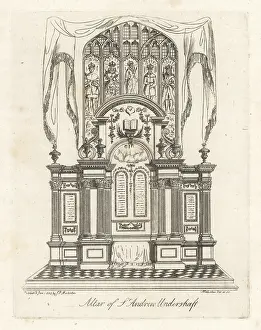 Topographer: The Altar of the Church of St. Andrew Undershaft