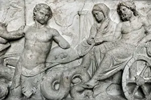 Neptune: Altar of Domitius Ahenobarbus. Wedding of Poseidon and Amphi