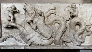 Antonius: Altar of Domitius. Detail. Ca. 150 BC