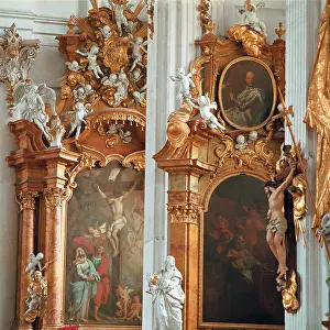 Diessen: Side altar in the minster Diessen