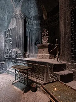 Gorge: Altar, Proshyan chapel, Geghard monastery, Kotayk, Armenia