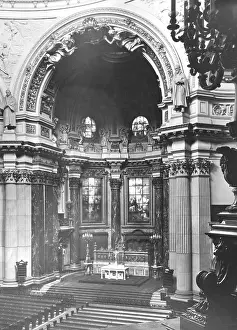 Candelabra: Altar room in the Berlin Cathedral, 1934
