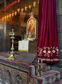 Icon: Altar, St Gayane Monastery, Monastery of Etchmiadzin, Vagharshapat, Armenia