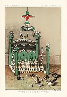 Hoen: Altar of Uhuhukwe, Eagle Down Fraternity, Zuni nation