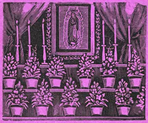 Guadalupe: Altar of The Virgin of Guadalupe, by Antonio ?