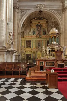 Aranda: Altarpiece, Catedral de la Asuncion, Jaen, Andalusia, Spain