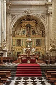 Aranda: Altarpiece, Catedral de la Asuncion, Jaen, Andalusia, Spain