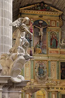 Aranda: Altarpiece, Catedral de la Asuncion, Jaen, Andalusia, Spain