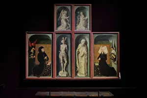 Polyptych: Altarpiece, Hospices de Beaune, Beaune, Burgundy, France