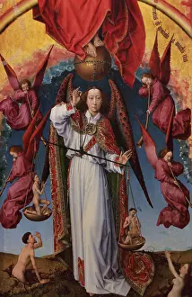 Polyptych: Altarpiece, Hospices de Beaune, Beaune, Burgundy, France