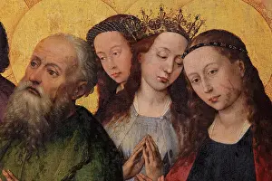 Polyptych: Altarpiece, Hospices de Beaune, Beaune, Burgundy, France