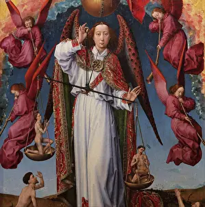 Polyptych: Altarpiece, Hospices de Beaune, Beaune, Burgundy, France