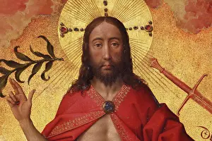 Polyptych: Altarpiece, Hospices de Beaune, Beaune, Burgundy, France