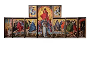 Polyptych: Altarpiece, Hospices de Beaune, Beaune, Burgundy, France