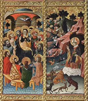Blas: Altarpiece, Iglesia de San Blas, Anento, Aragon, Spain