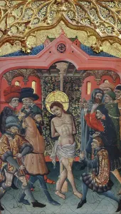 Blas: Altarpiece, Iglesia de San Blas, Anento, Aragon, Spain